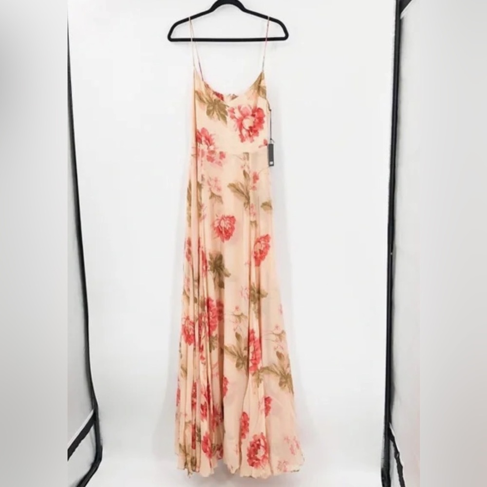 Reformation Lara Floral Maxi Dress In Naples